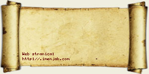 Anđela Avramov vizit kartica